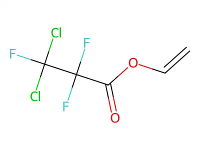 Vinyl 3,3-dichloro-2,2,3-trifluoropropionate structure