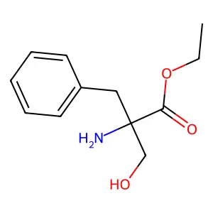 Ethyl alpha-(hydroxymethyl)phenylalaninate structure