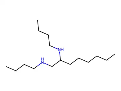 1,2-Octanediamine, N,N'-dibutyl- structure