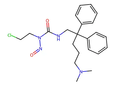 Urea, N-(2-chloroethyl)-N'-(5-(dimethylamino)-2,2-diphenylpentyl)-N-nitroso- structure