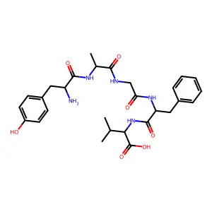 Enkephalin, ala(2)-val(5)- structure