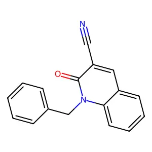 1-苄基-2-氧代-1,2-二氢-3-喹啉甲腈 structure