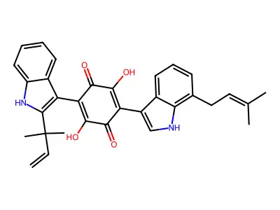 Demethylasterriquinone B1 structure