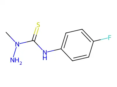 1-Amino-3-(4-fluorophenyl)-1-methylthiourea structure
