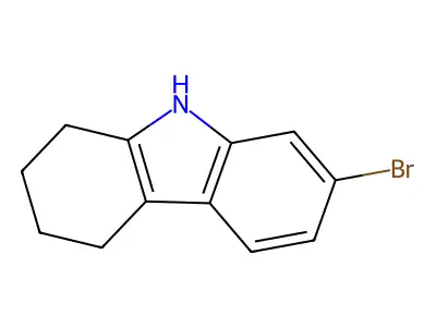 7-Bromo-2,3,4,9-tetrahydro-1H-carbazole structure