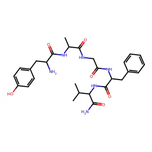Enkephalin, ala(2)-valnh2(5)- structure