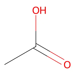 Acetic acid C-11 structure