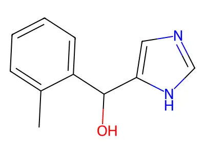 1H-Imidazole-4-methanol, alpha-(2-methylphenyl)- structure