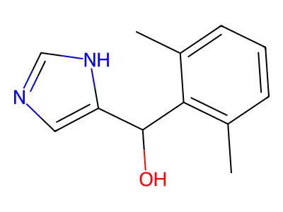 1H-Imidazole-4-methanol, alpha-(2,6-dimethylphenyl)- structure