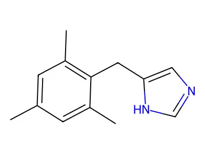 4-(2',4',6'-Trimethylbenzyl)imidazole structure