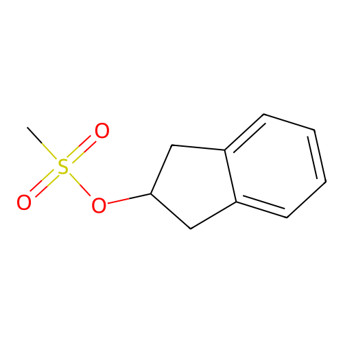 2,3-二氢-1H-茚-2-基甲磺酸盐 structure