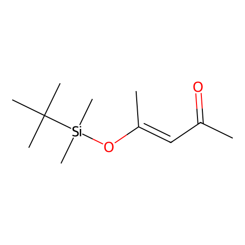 2-(t-Butyldimethylsiloxy)pent-2-en-4-one structure