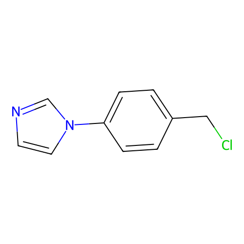 1-(4-(Chloromethyl)phenyl)-1H-imidazole structure
