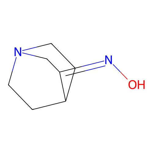3-Quinuclidinone oxime structure