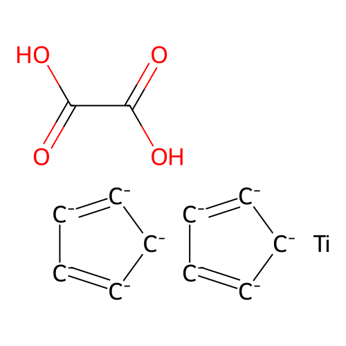 双(环戊二烯)草酸钛 structure