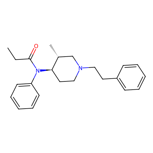 3-Methylfentanyl, (3R,4R)- structure