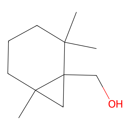 (2,2,6-Trimethyl-bicyclo[4.1.0]hept-1-yl)-methanol structure