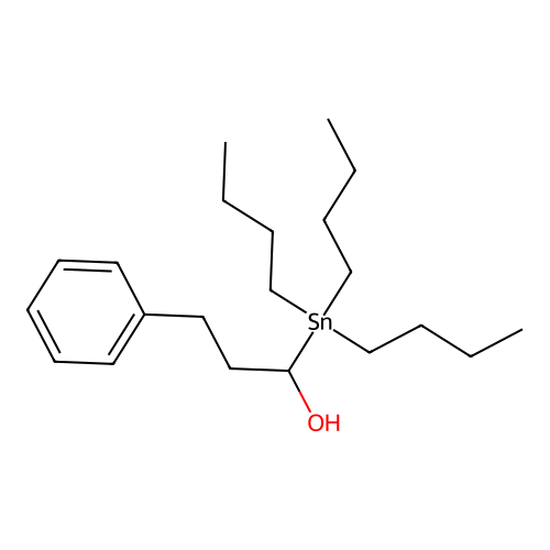 alpha-(Tributylstannyl)benzenepropanol structure