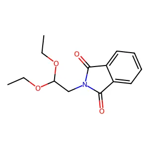 2-Phthalimidoacetaldehyde Diethyl Acetal structure