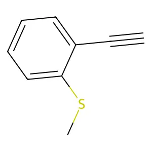 1-Ethynyl-2-(methylsulfanyl)benzene structure