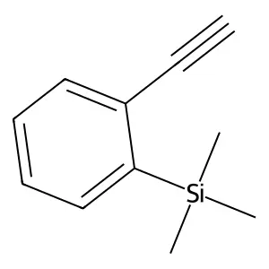 (2-Ethynylphenyl)trimethylsilane structure