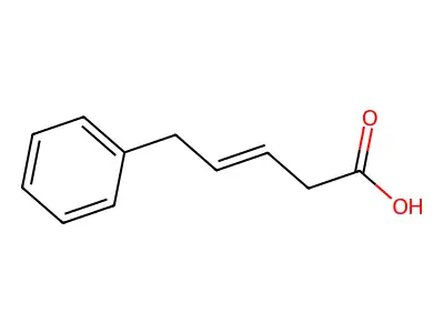 5-Phenyl-3-pentenoic acid structure