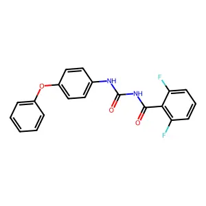 Benzamide, 2,6-difluoro-N-(((4-phenoxyphenyl)amino)carbonyl)- structure
