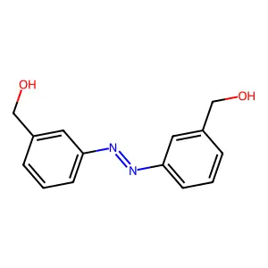 Benzenemethanol, 3,3'-azobis- structure