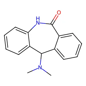 5,11-Dihydro-11-(dimethylamino)-6H-dibenz(b,e)azepin-6-one structure