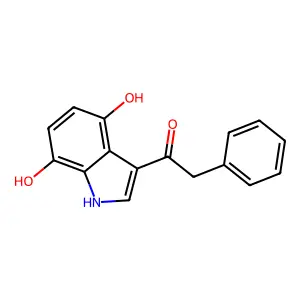1-(4,7-Dihydroxy-1H-indol-3-yl)-2-phenylethan-1-one structure