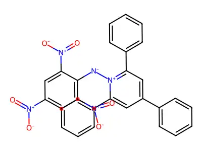 2,4,6-Triphenyl-1-[(2,4,6-trinitrophenyl)azanidyl]pyridin-1-ium structure