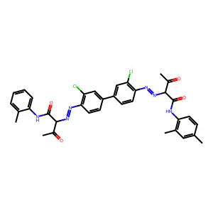 Pigment Yellow 174 structure