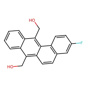 Benz(a)anthracene-7,12-dimethanol, 7-fluoro- structure