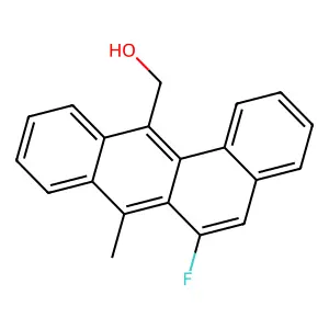 Benz(a)anthracene-12-methanol, 6-fluoro-7-methyl- structure