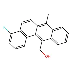 Benz(a)anthracene-12-methanol, 4-fluoro-7-methyl- structure
