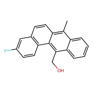 Benz(a)anthracene-12-methanol, 3-fluoro-7-methyl- structure