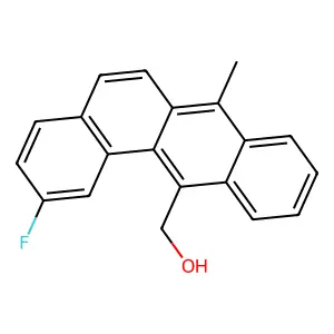 Benz(a)anthracene-12-methanol, 2-fluoro-7-methyl- structure
