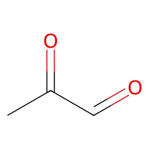 甲基乙二醛 structure