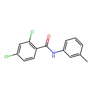 2,4-二氯-N-(3-甲基苯基)苯甲酰胺 structure