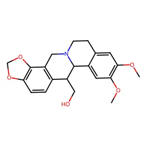 [(12S,13R)-16,17-dimethoxy-5,7-dioxa-1-azapentacyclo[11.8.0.03,11.04,8.014,19]henicosa-3(11),4(8),9,14,16,18-hexaen-12-yl]methanol structure