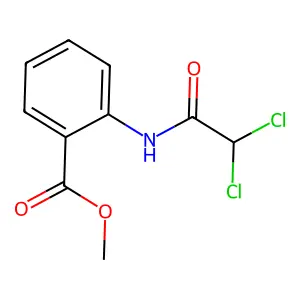 Methyl 2-[(2,2-dichloroacetyl)amino]benzoate structure