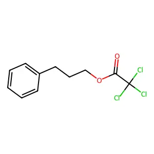 3-Phenylpropyl 2,2,2-trichloroacetate structure