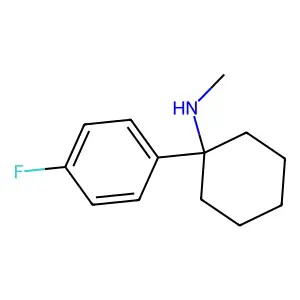 1-(p-Fluorophenyl)-N-methylcyclohexylamine structure