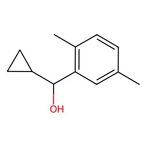 Cyclopropyl(2,5-dimethylphenyl)methanol structure