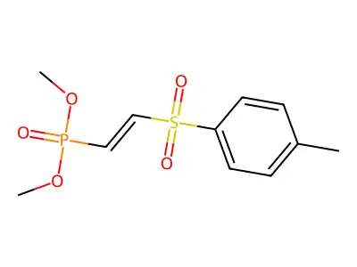 1-(2-Dimethoxyphosphorylethenylsulfonyl)-4-methylbenzene structure