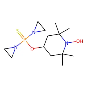 bis(aziridin-1-yl)-(1-hydroxy-2,2,6,6-tetramethylpiperidin-4 structure