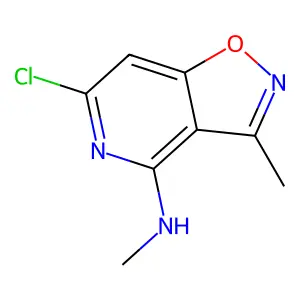 6-Chloro-N,3-dimethyl[1,2]oxazolo[4,5-c]pyridin-4-amine structure
