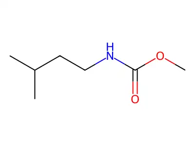 Methyl N-(3-methylbutyl)carbamate structure