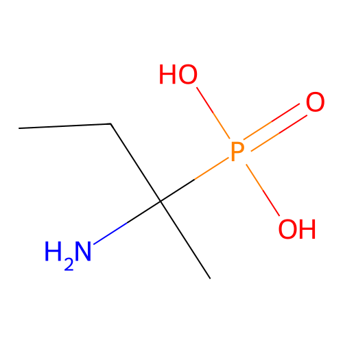 (+)-1-Amino-1-methylpropylphosphonic acid structure