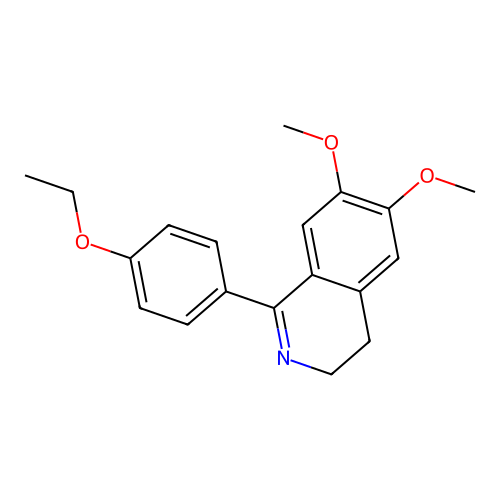 1-(4-Ethoxyphenyl)-6,7-dimethoxy-3,4-dihydroisoquinoline structure
